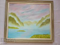 ULEI - PÂNZĂ - SEMNATĂ - ÎN RAMĂ