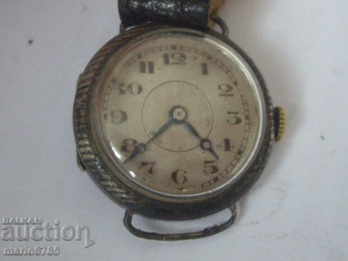 Old mechanical women's wristwatch.