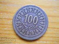 100 milimas 1960 - Tunisia