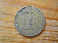 10 franci 1996 - Africa de Vest