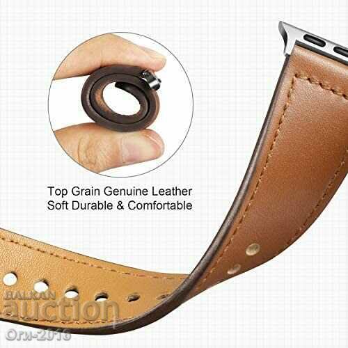 Adepoy genuine leather strap for Apple Watch with price 45.00 BGN | € 23.01 Adepoy genuine leather strap for Apple Watch with price 45.00 BGN | € 23.01