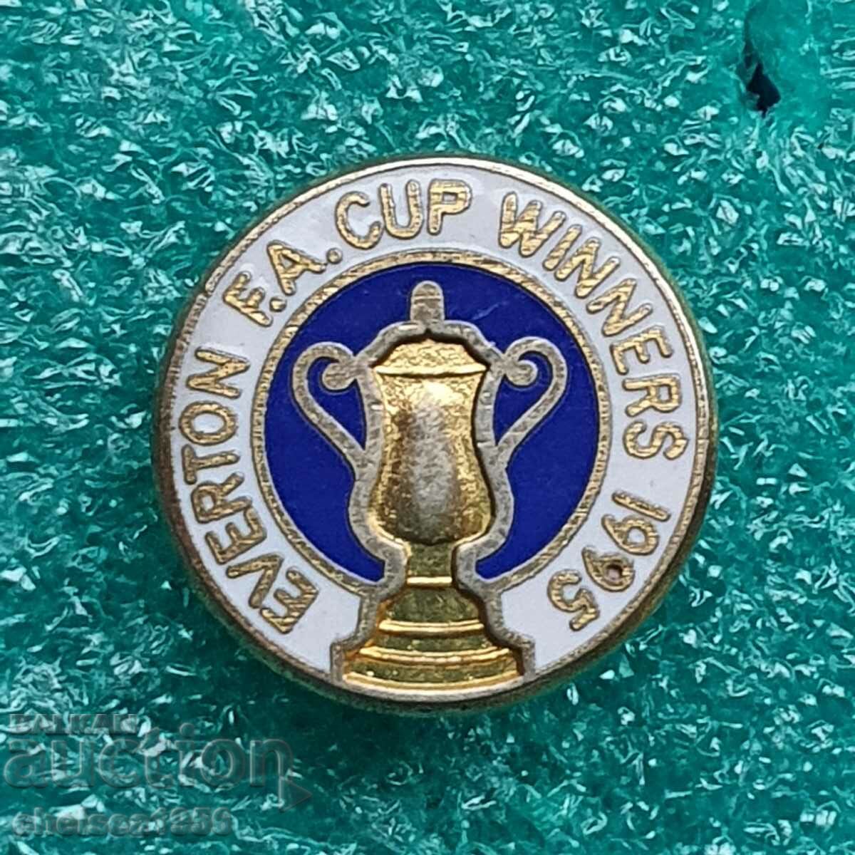 Insigna Everton FA Cup 1995
