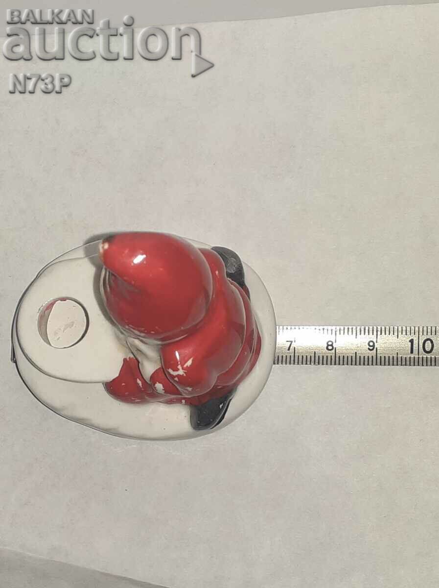 OLD PORCELAIN FIGURINE. CANDLESTICK. - 6 OLD PORCELAIN FIGURINE. CANDLESTICK. - 6