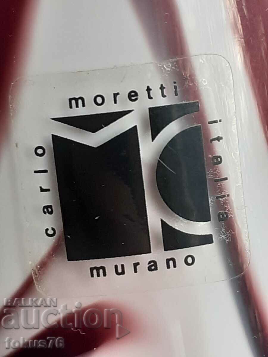 Ένα υπέροχο επώνυμο επώνυμα βάζο Carlo Moretti Murano - 5 Ένα υπέροχο επώνυμο επώνυμα βάζο Carlo Moretti Murano - 5