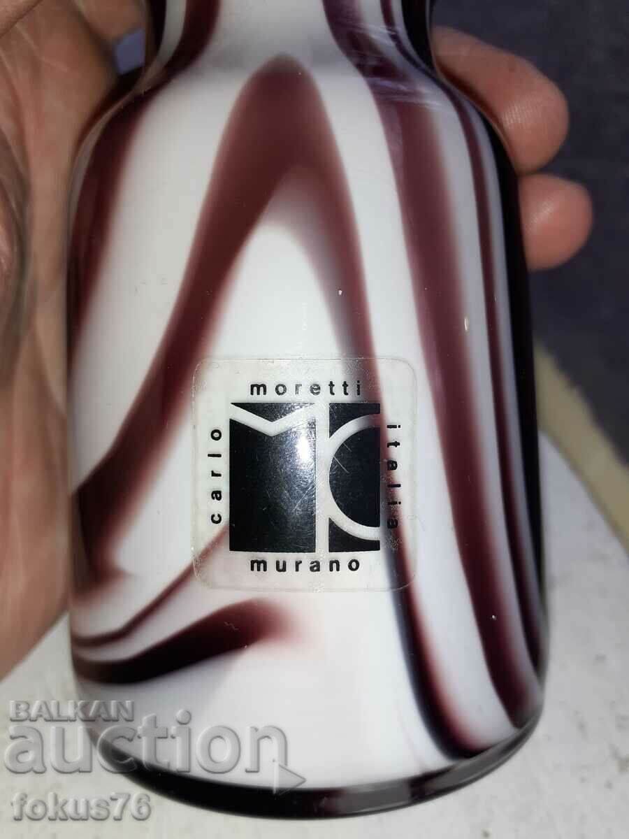 Ένα υπέροχο επώνυμο επώνυμα βάζο Carlo Moretti Murano - 7 Ένα υπέροχο επώνυμο επώνυμα βάζο Carlo Moretti Murano - 7