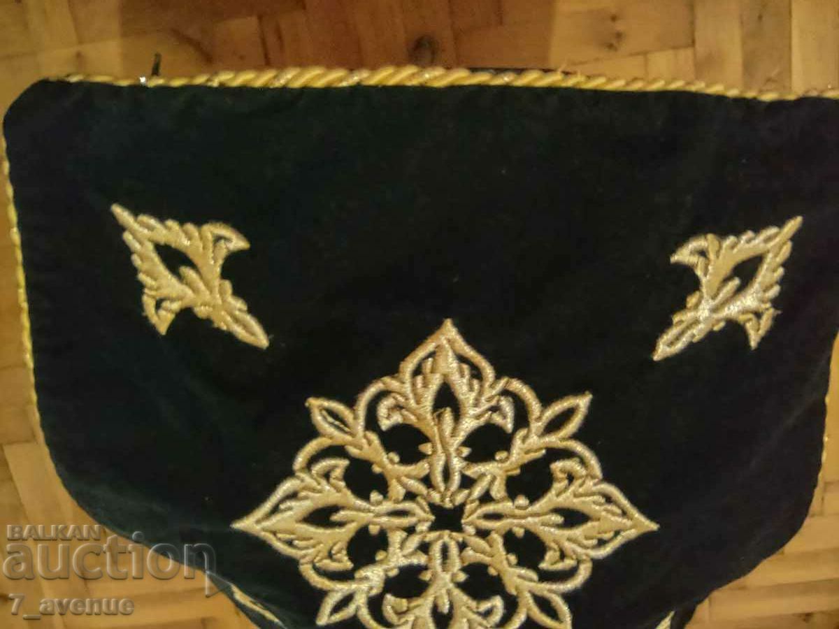Pillow, old, with silk gold cord and decoration 12/13/22 with price 90.00 BGN | € 46.02 Pillow, old, with silk gold cord and decoration 12/13/22 with price 90.00 BGN | € 46.02