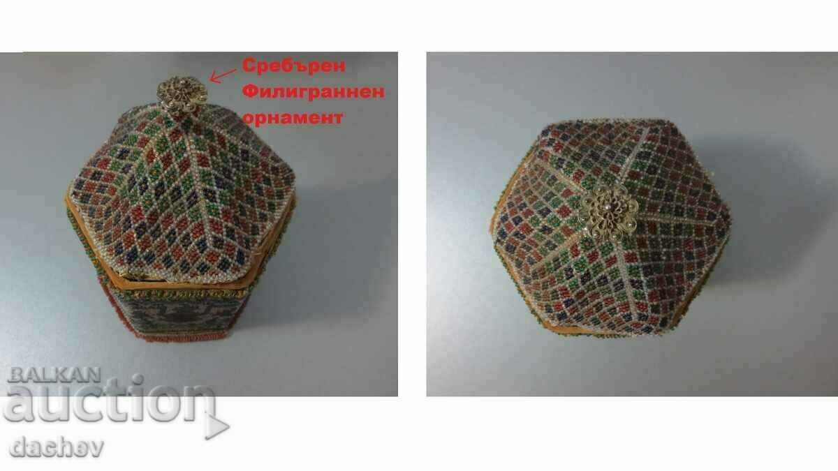 Revival Jewelry box made of blue coat of arms Tsar Boris jewelry - 6