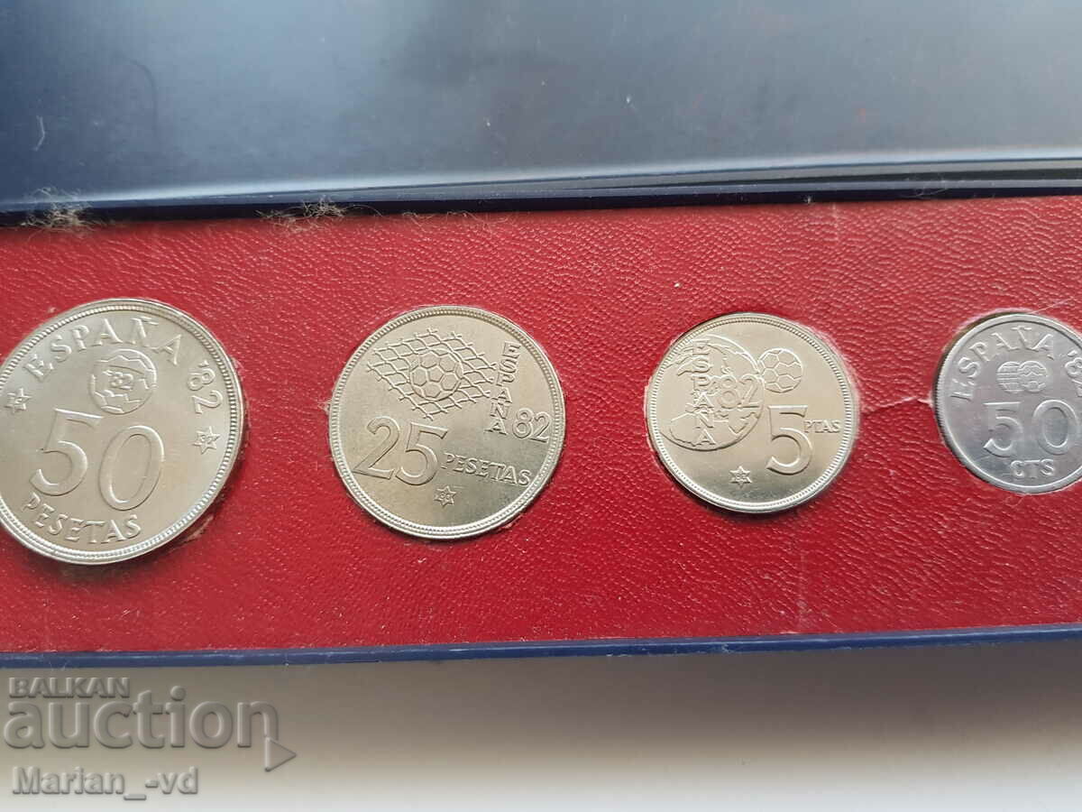 Δημοπρασία Συλλογή Ισπανικών νομισμάτων - Παγκόσμιο Κύπελλο Ισπανίας 1982 Δημοπρασία Συλλογή Ισπανικών νομισμάτων - Παγκόσμιο Κύπελλο Ισπανίας 1982