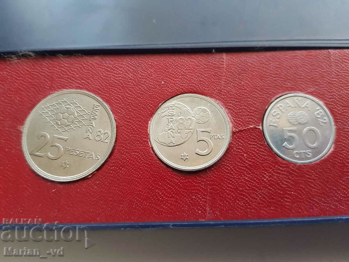 Παράδοση Συλλογή Ισπανικών νομισμάτων - Παγκόσμιο Κύπελλο Ισπανίας 1982 Παράδοση Συλλογή Ισπανικών νομισμάτων - Παγκόσμιο Κύπελλο Ισπανίας 1982