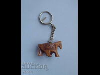 Key holder: wooden horse.