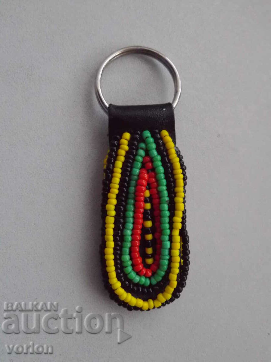 Keychain: Bob Marley style.