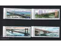 Coreea de Nord 1990 Bridges 4 mărci curate