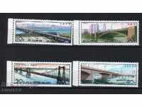 Coreea de Nord 1990 Bridges 4 mărci curate