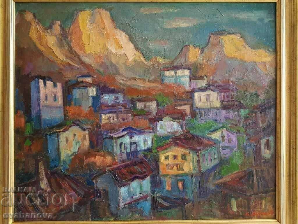 Vasil Daalov (1898 - 1979) Melnik at dusk 1980 butter with price 1700.00 BGN | € 869.20 Vasil Daalov (1898 - 1979) Melnik at dusk 1980 butter with price 1700.00 BGN | € 869.20