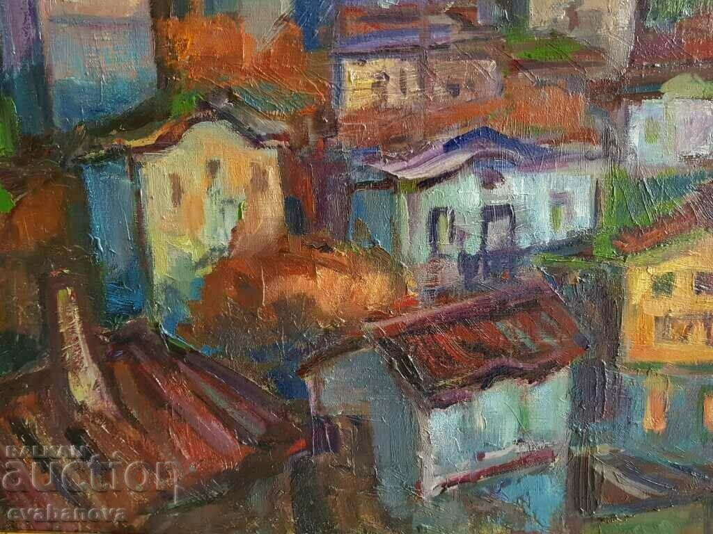 Auction Vasil Daalov (1898 - 1979) Melnik at dusk 1980 butter Auction Vasil Daalov (1898 - 1979) Melnik at dusk 1980 butter