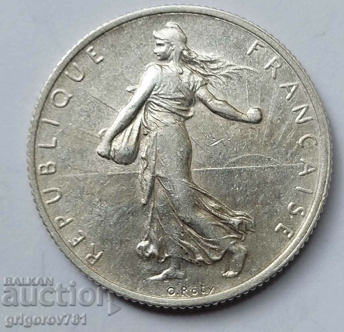 2 Φράγκα Ασήμι Γαλλία 1919 - Ασημένιο νόμισμα #91 με τιμή € 11.76 | 23.00 BGN