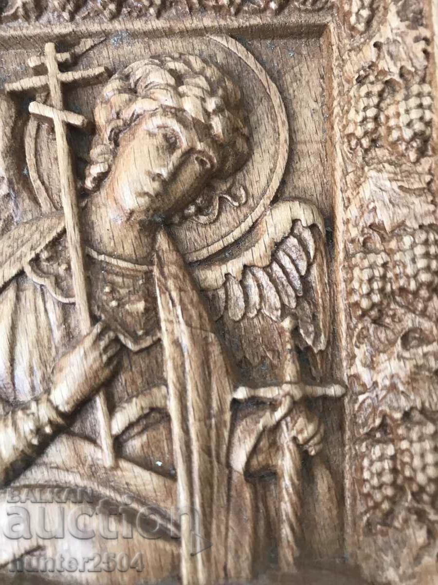 Auction Icon - Guardian Angel, 14/12 cm Auction Icon - Guardian Angel, 14/12 cm