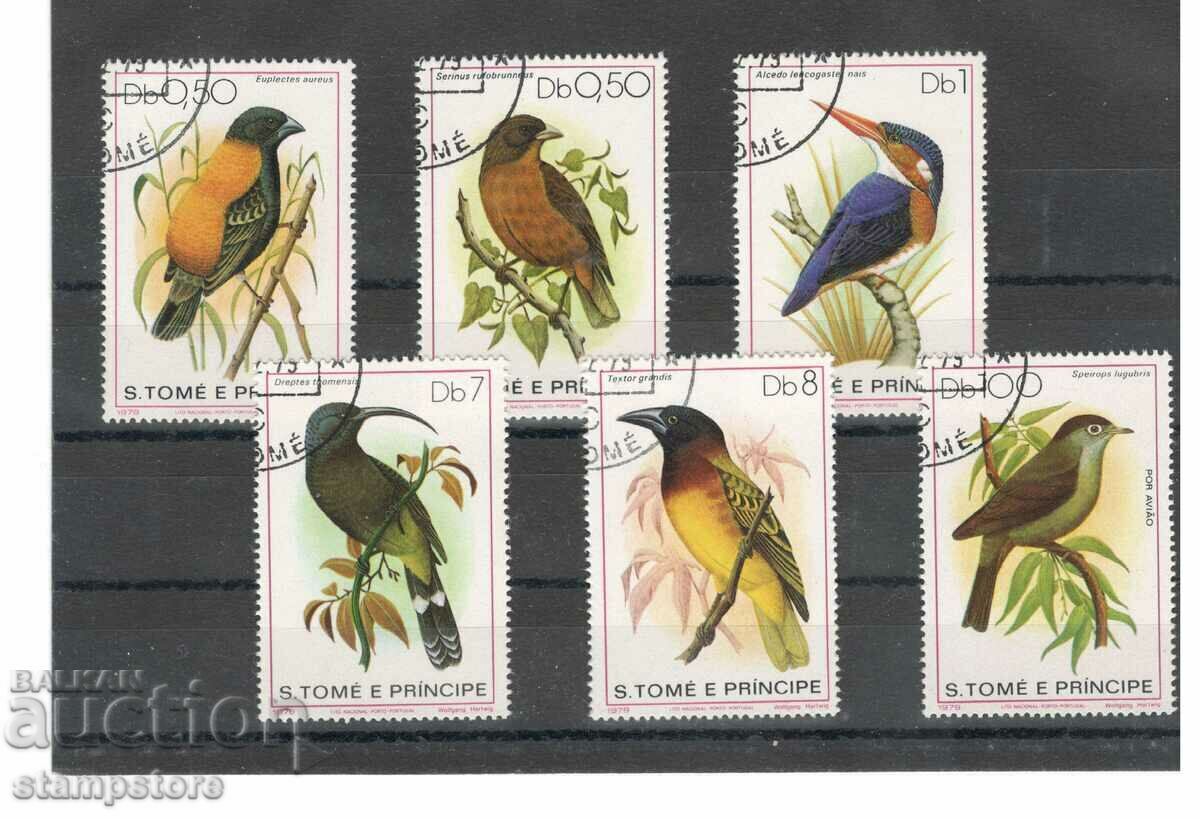 Saint Tome and Principe - Birds print series