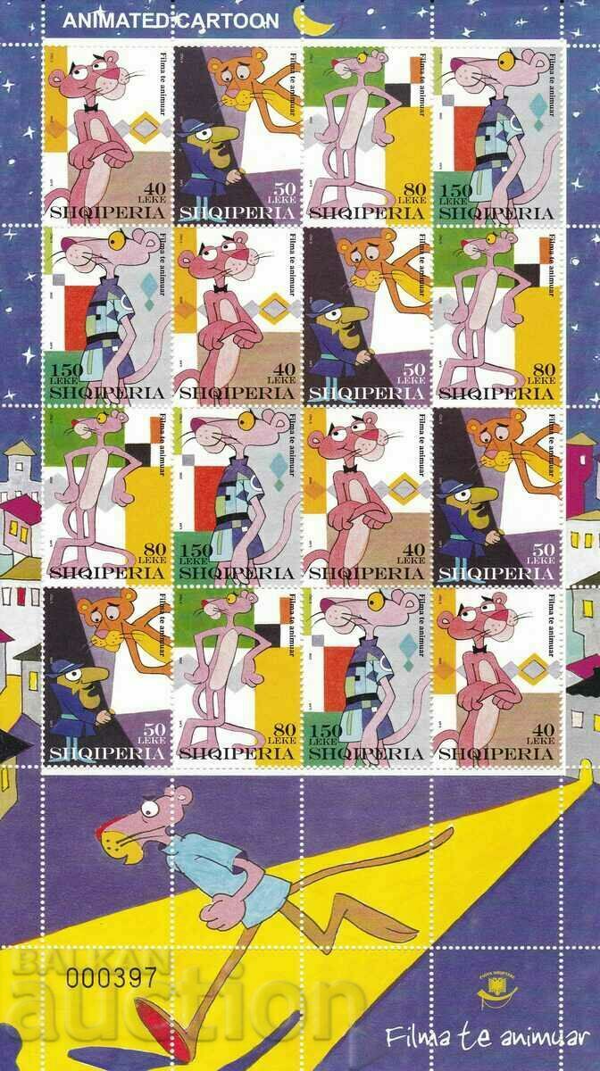 Albania 2006 Limited Edition Pink Panther sheet
