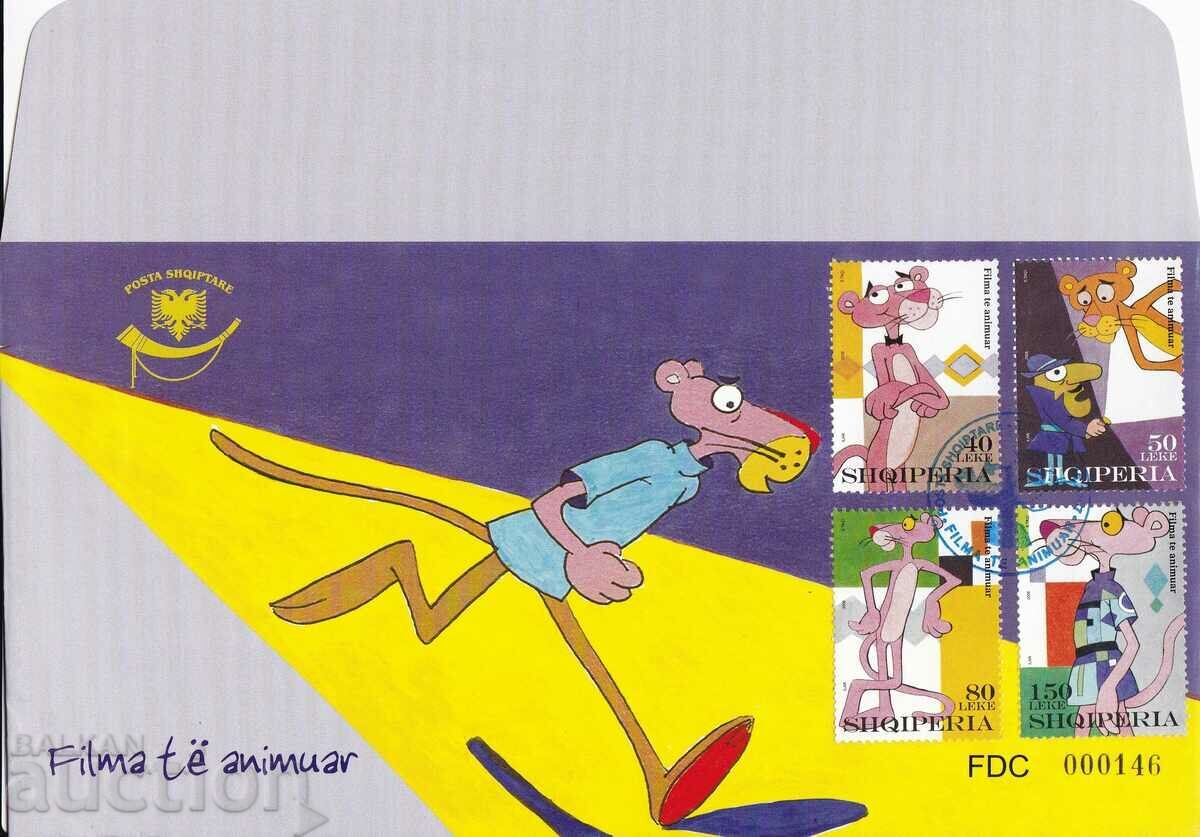 FDC Albania 2006 Ediție limitată Pink Panther FDC Albania 2006 Ediție limitată Pink Panther
