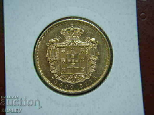 Δημοπρασία 10000 Reis 1884 Πορτογαλία - AU/Unc (Χρυσός)