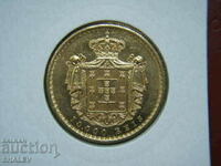 10000 Reis 1884 Portugalia - AU/Unc (aur)