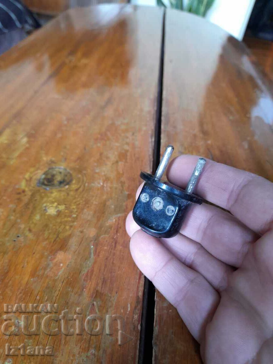 Old electrical plug with price 5.00 BGN | € 2.56 Old electrical plug with price 5.00 BGN | € 2.56