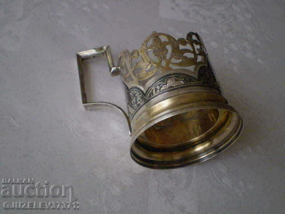 Ασημένιο σουβέρ με niello και επίχρυσο - 5 Ασημένιο σουβέρ με niello και επίχρυσο - 5