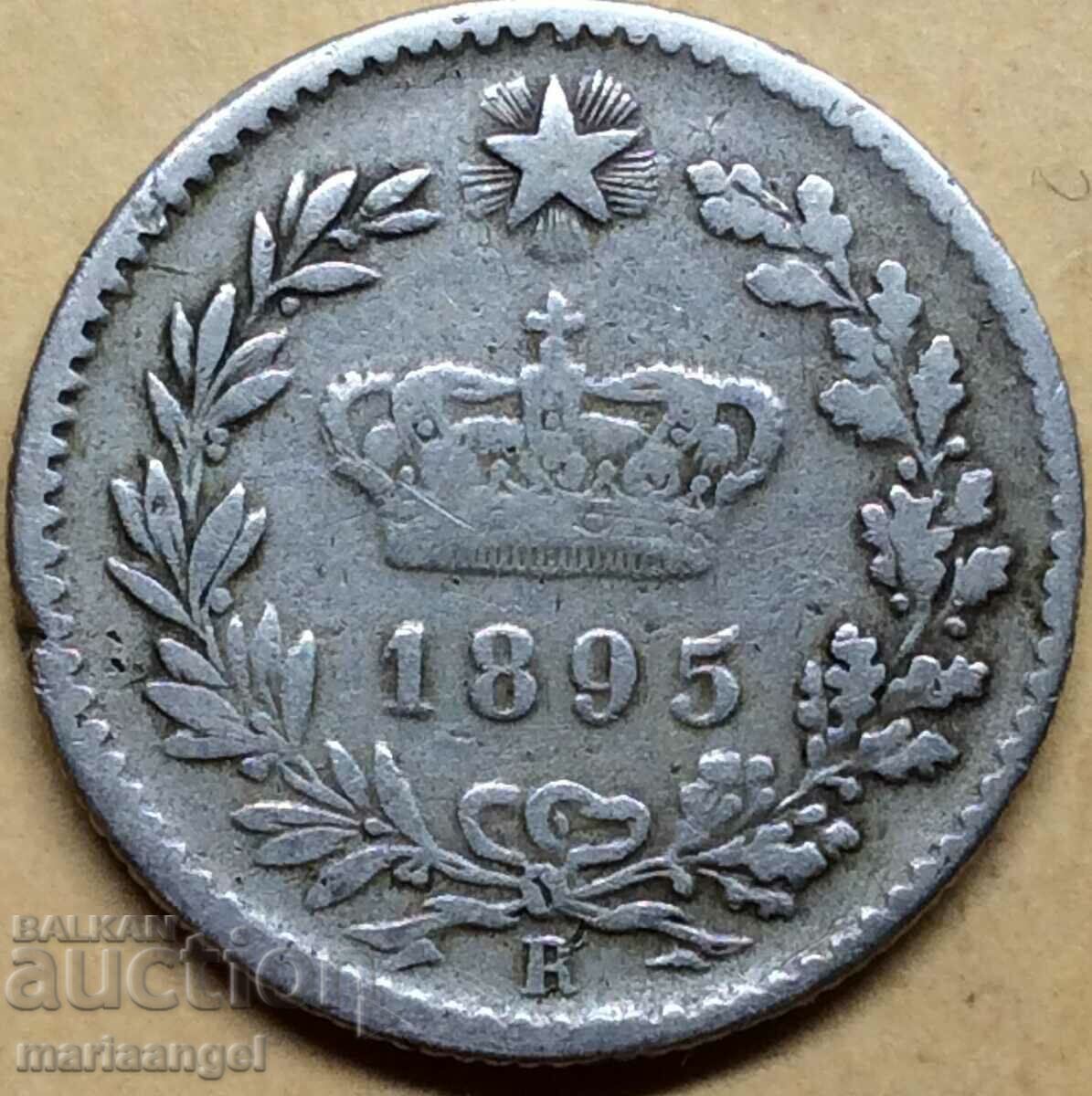 20 centesimi 1895 Italy - a rare year!