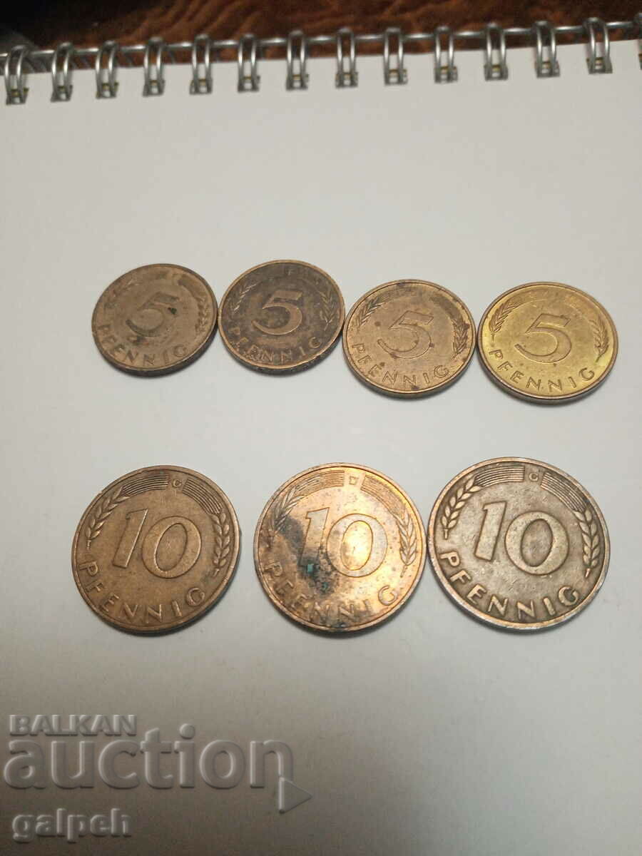 Delivery of New Year discounts GERMANY Lot - 7 pcs. - BGN 3.5