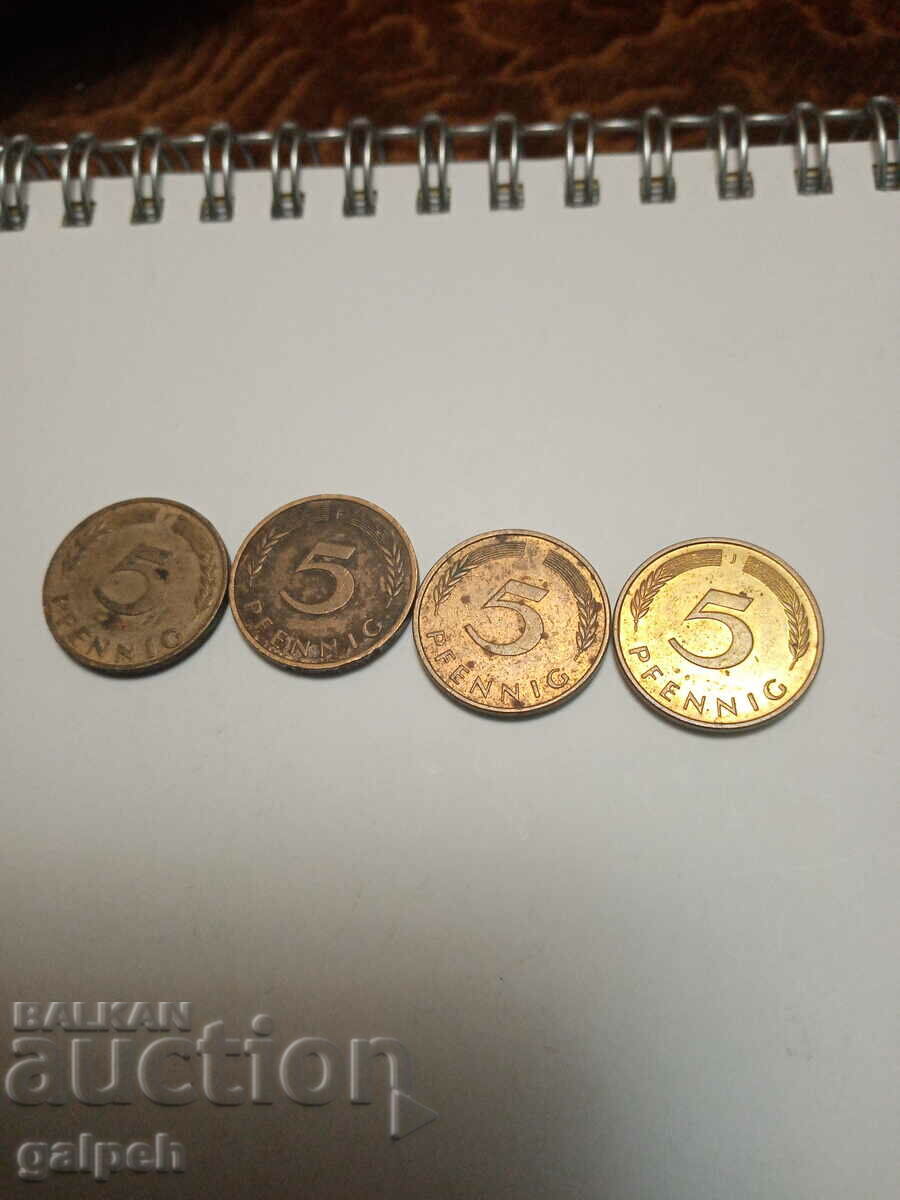 New Year discounts GERMANY Lot - 7 pcs. - BGN 3.5 - 5