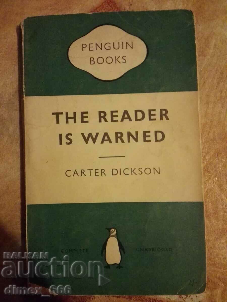 Ο αναγνώστης προειδοποιείται ο Carter Dickson