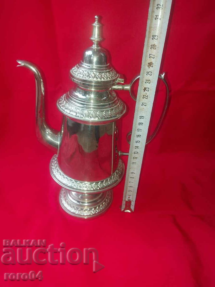 BEAUTIFUL OLD SILVER PLATED JUG with price 112.50 BGN | € 57.52 BEAUTIFUL OLD SILVER PLATED JUG with price 112.50 BGN | € 57.52
