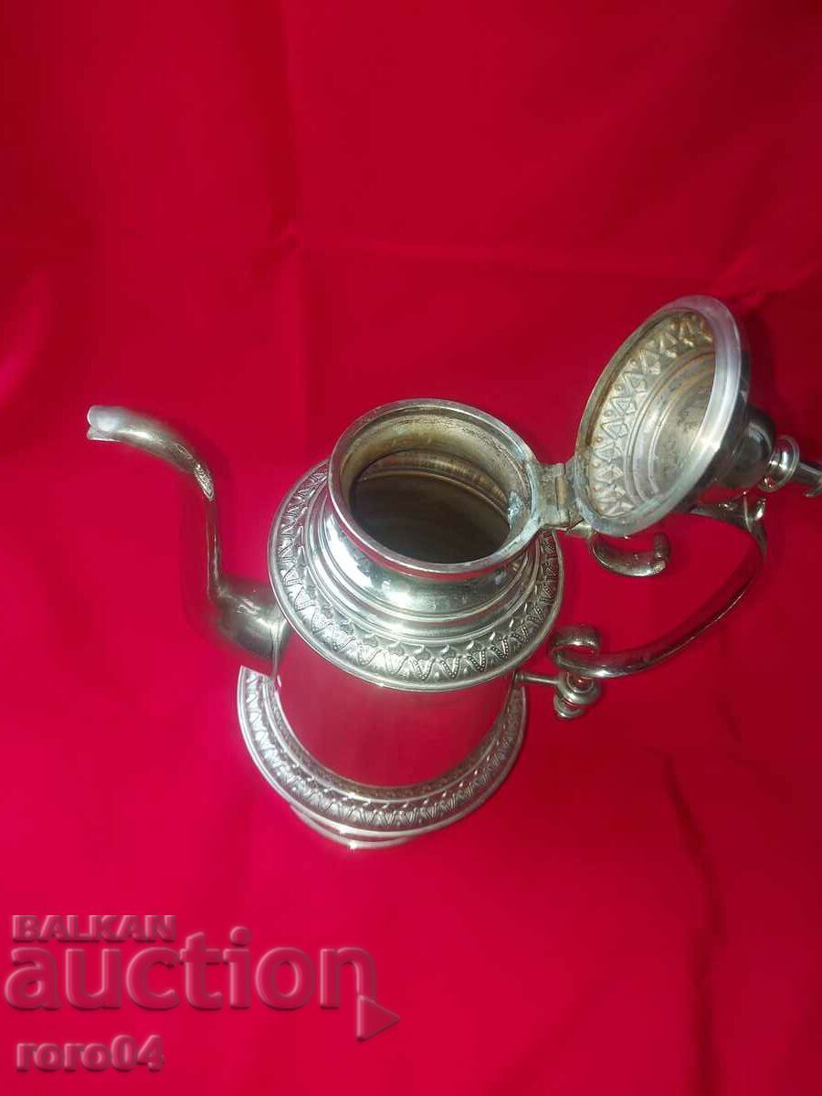 FRUMOASĂ URCIOĂ PLACATĂ ARGENT VECHI - 6