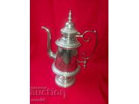 КРАСИВА СТАРА ПОСРЕБРЕНА КАНА