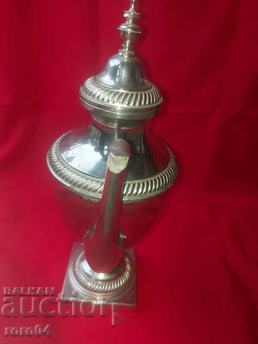 BEAUTIFUL OLD SILVER PLATED JUG with price 112.50 BGN | € 57.52 BEAUTIFUL OLD SILVER PLATED JUG with price 112.50 BGN | € 57.52