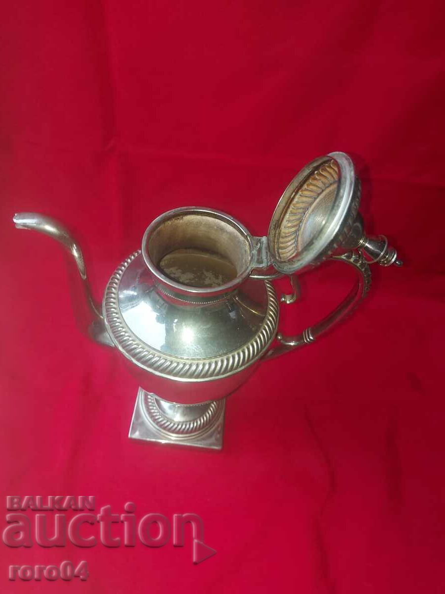 BEAUTIFUL OLD SILVER PLATED JUG - 5 BEAUTIFUL OLD SILVER PLATED JUG - 5