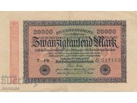 20,000 marks 1923, Germany
