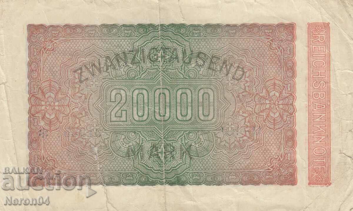 20,000 marks 1923, Germany with price 2.99 BGN | € 1.53 20,000 marks 1923, Germany with price 2.99 BGN | € 1.53