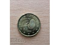 Spain - 20 cents 1999