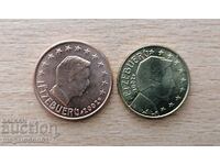 Luxembourg - 5 and 10 cents cents 2002.