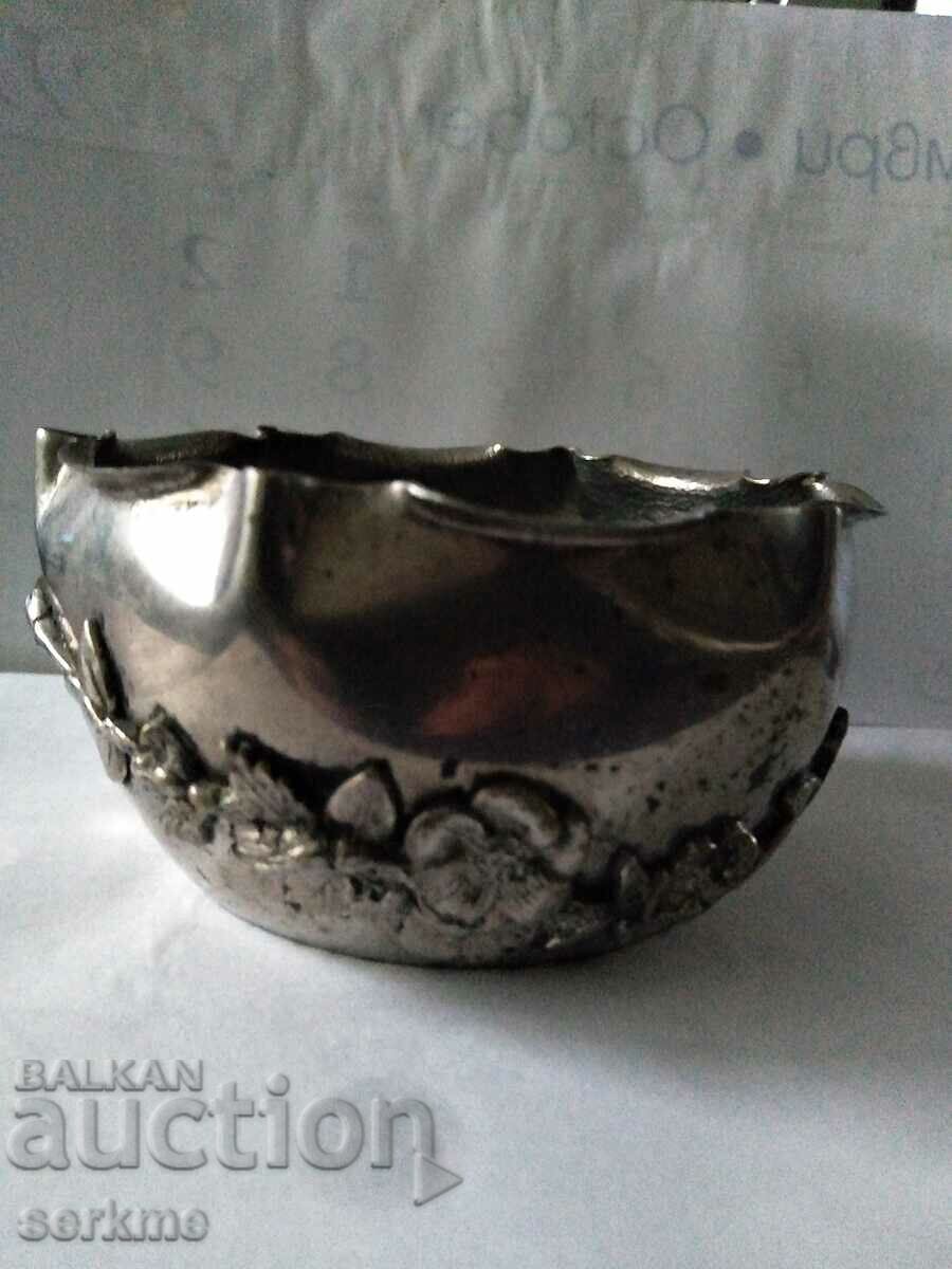 Metal vessel with ornaments with price 8.00 BGN | € 4.09 Metal vessel with ornaments with price 8.00 BGN | € 4.09