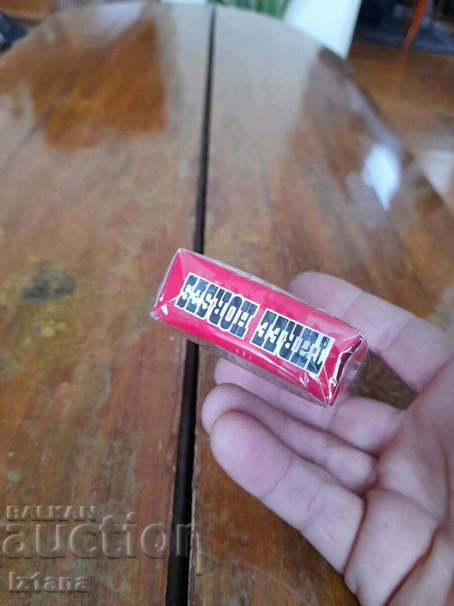 An old pack of Three Horses cigarettes - 6