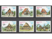 1982. Laos. Pagodas.