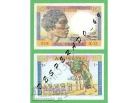 (¯`'•.¸(reproducere) FR. SOMALILAND 10 franci 1946 UNC