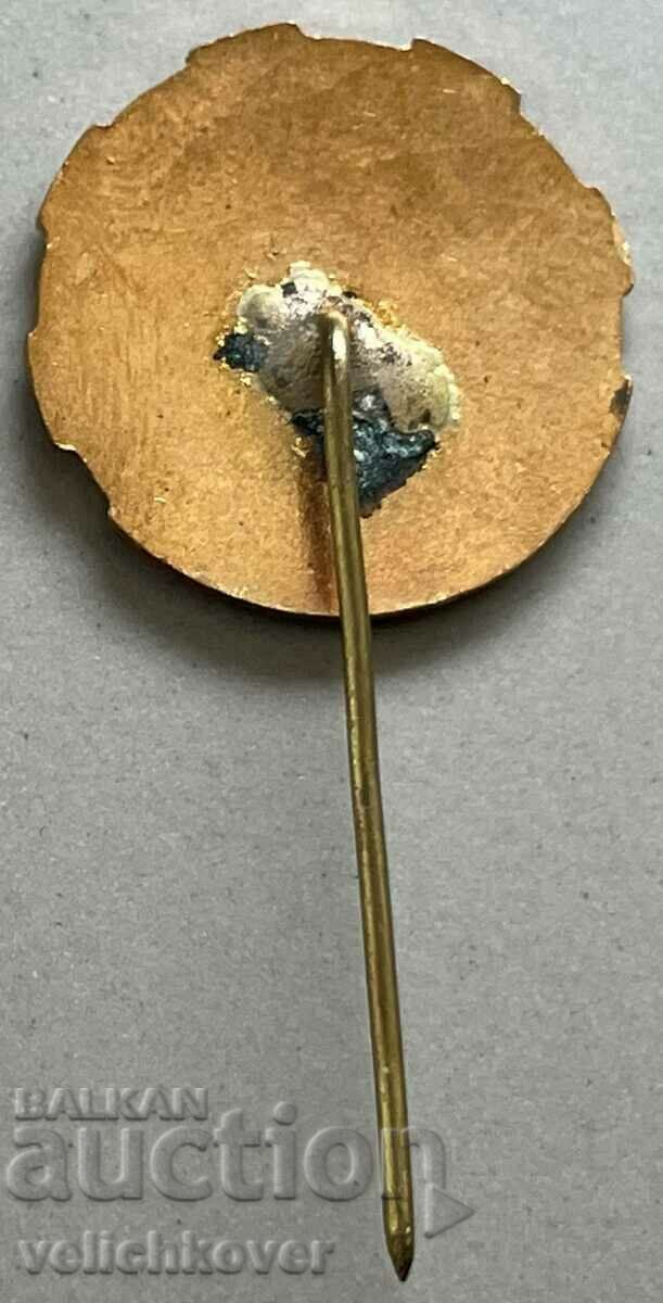 Auction  33672 Bulgaria sign Excellent Master of Mechanical Engineering enamel