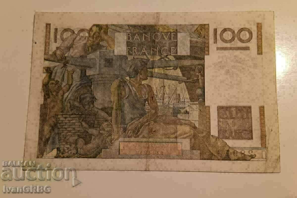 100 francs France 1953 French banknote France with price 27.00 BGN | € 13.80 100 francs France 1953 French banknote France with price 27.00 BGN | € 13.80