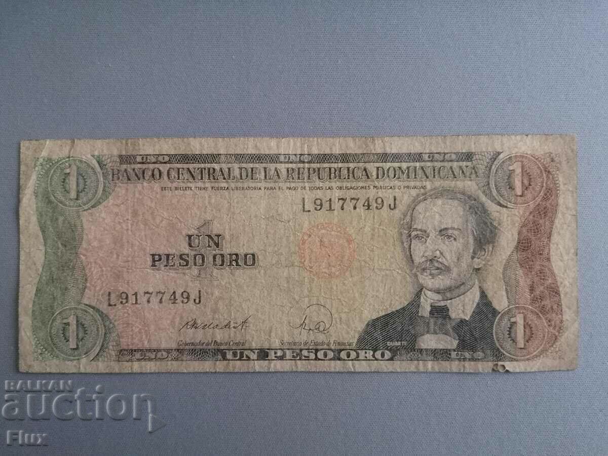 Banknote - Dominican Republic - 1 peso | 1988