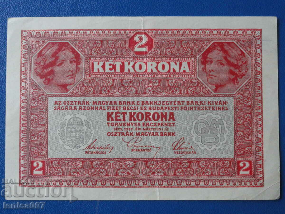 Αυστροουγγαρία 1917 - 2 κορώνες Αυστροουγγαρία 1917 - 2 κορώνες