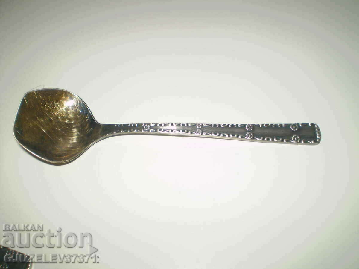 Vintage 4 ice cream scoops gold plated marked MNC15-20 - 7